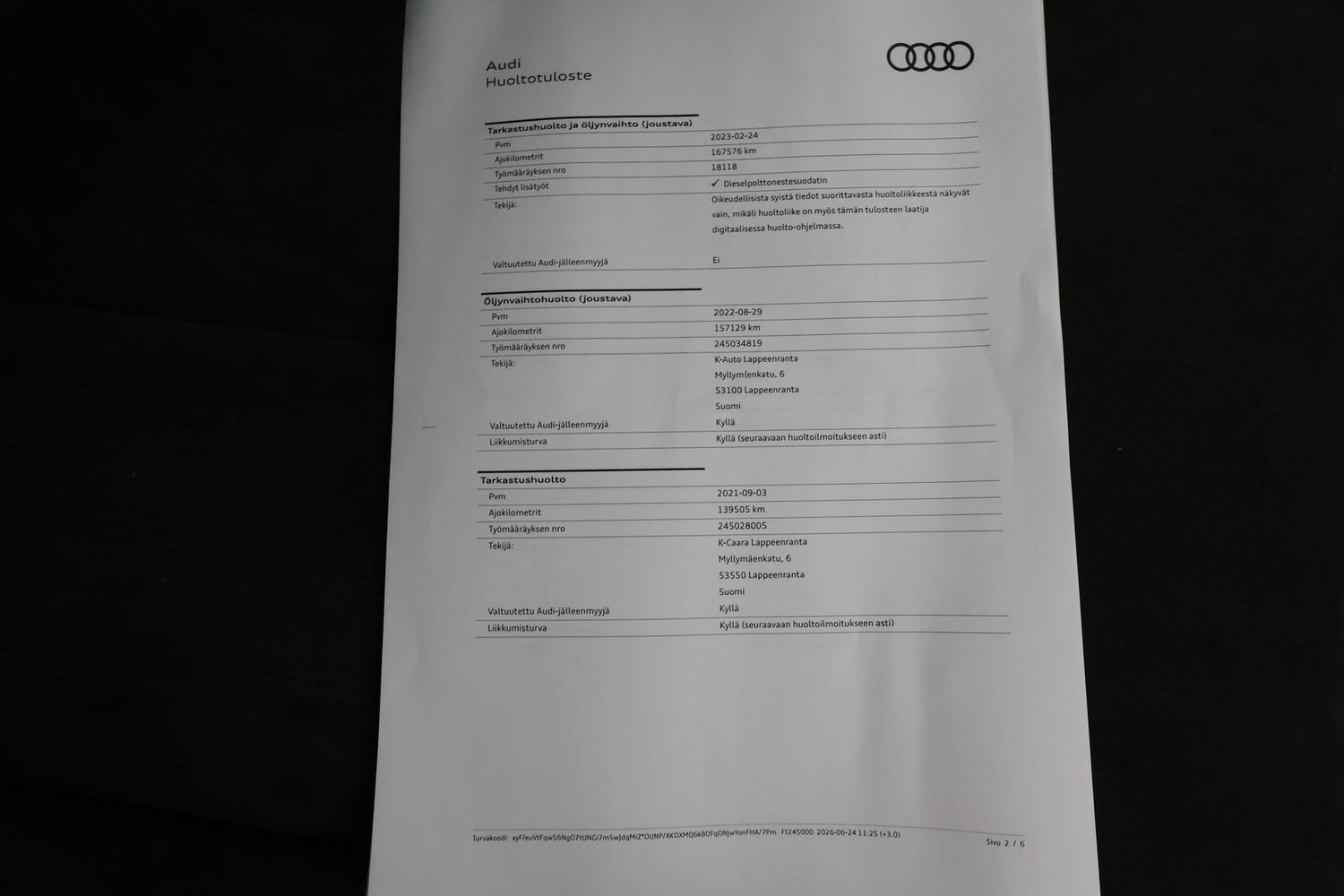 Audi A6 vaihtoauto