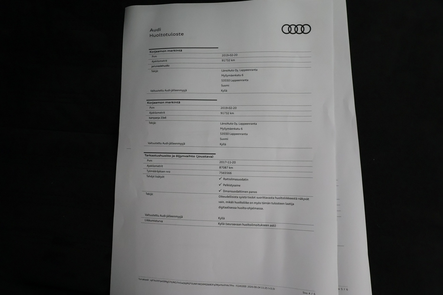 Audi A6 vaihtoauto