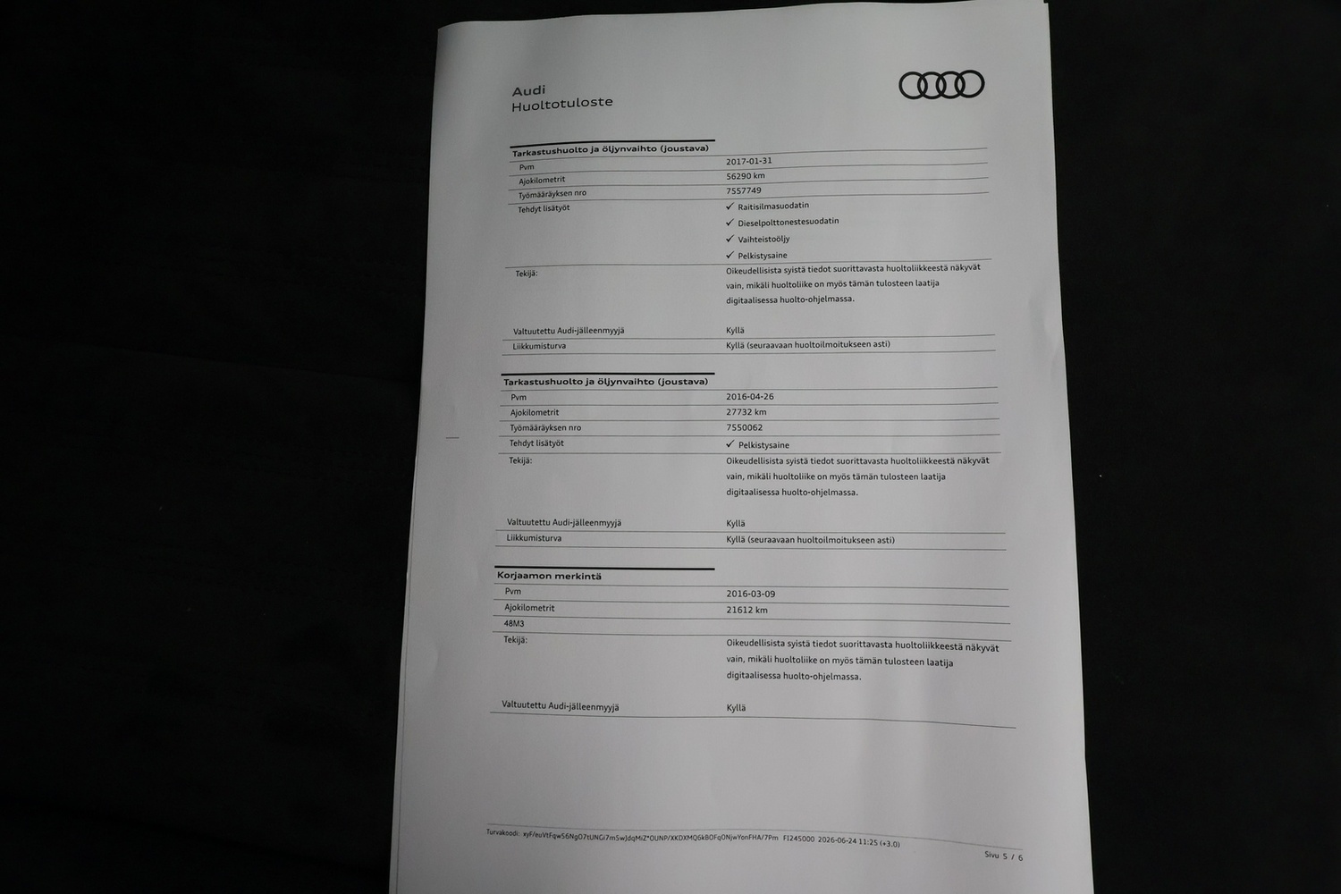 Audi A6 vaihtoauto