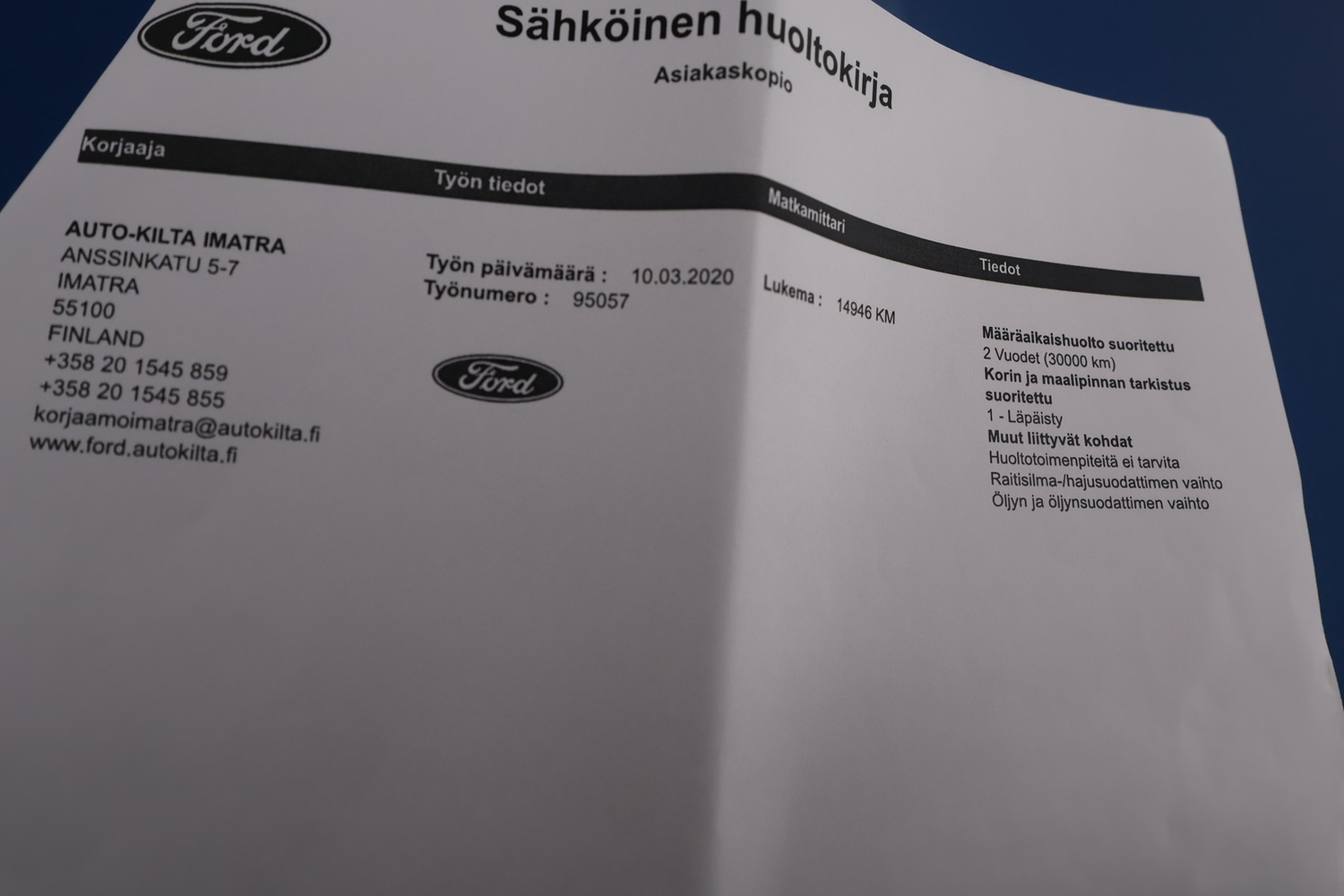 Ford Focus vaihtoauto