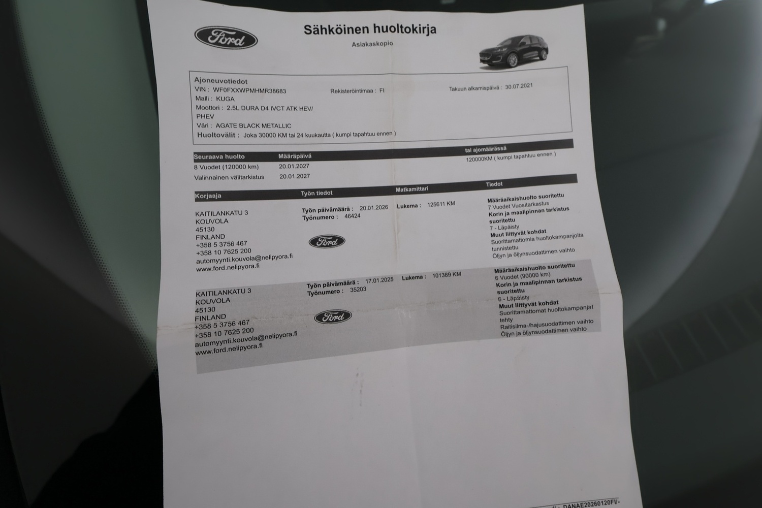 Ford Kuga vaihtoauto