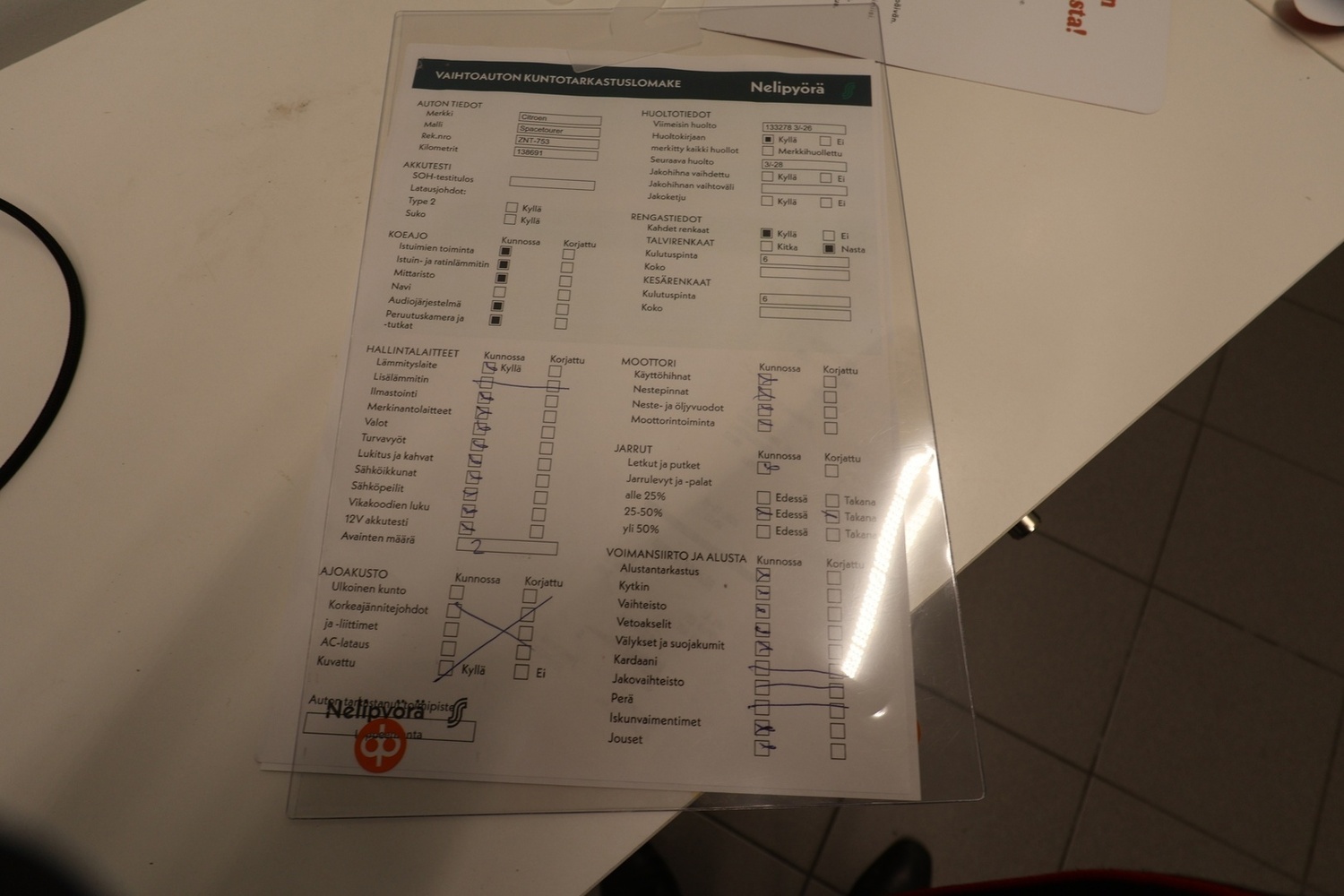 Citroën Spacetourer vaihtoauto