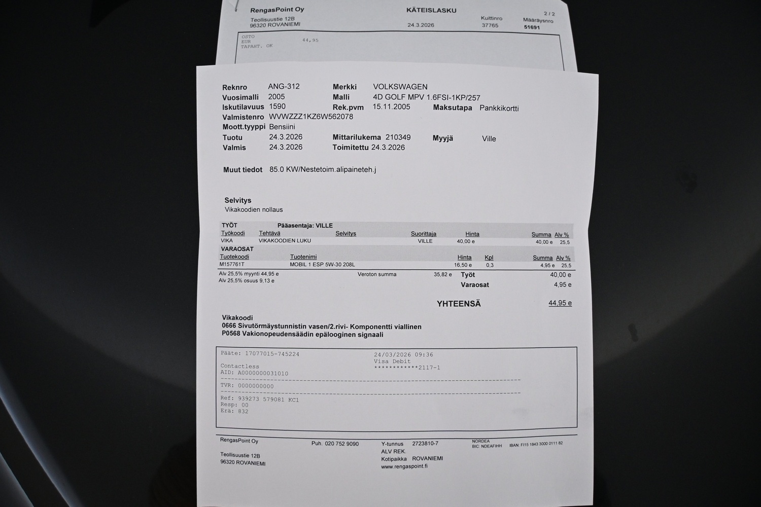 Volkswagen Golf vaihtoauto