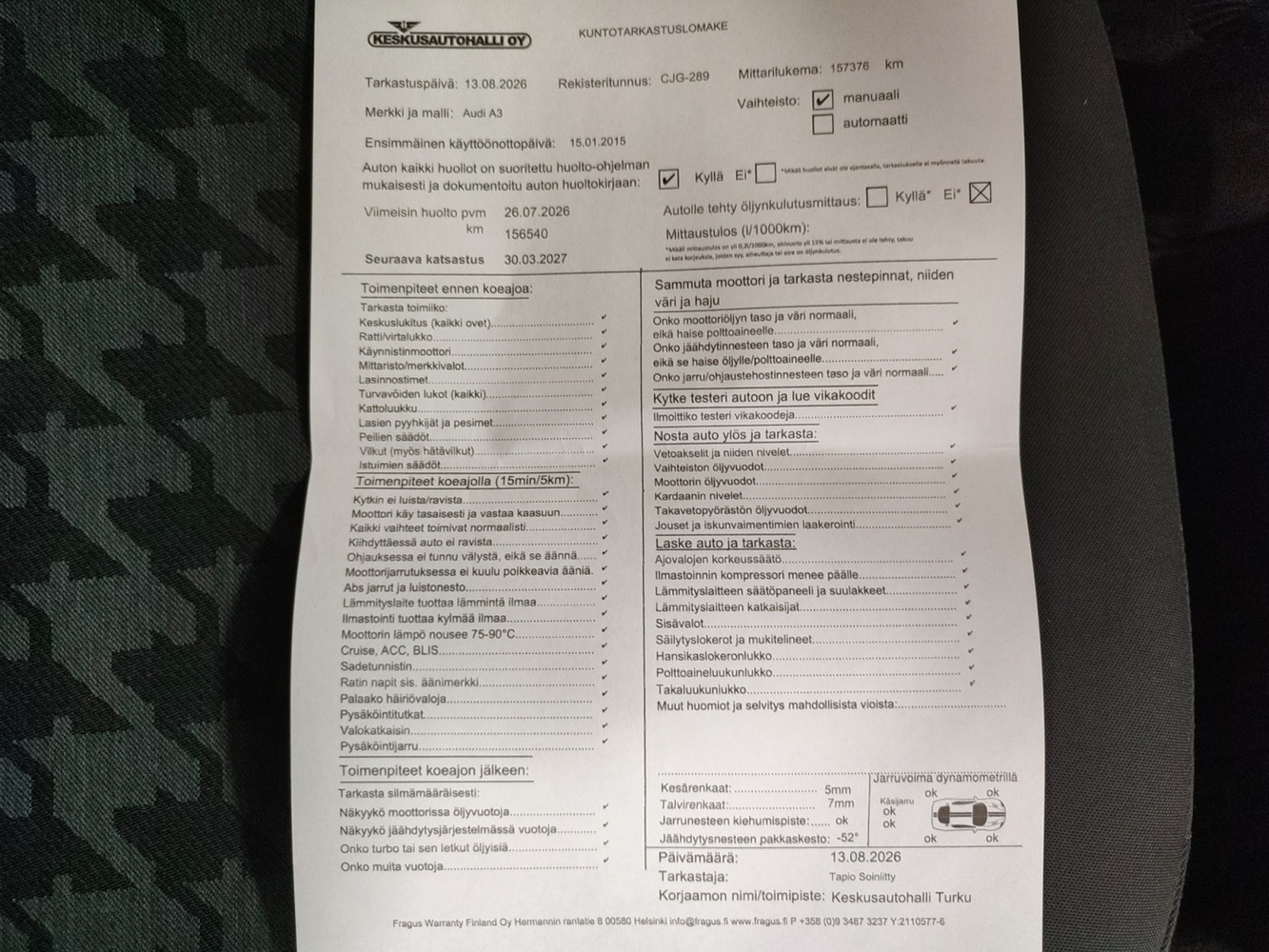 Audi A3 vaihtoauto