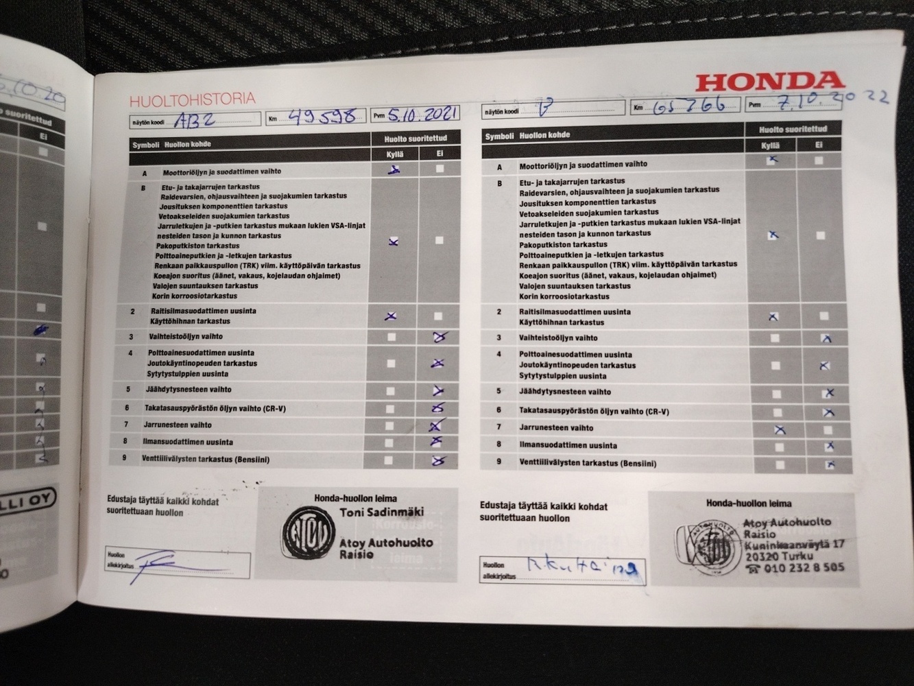 Honda Civic vaihtoauto
