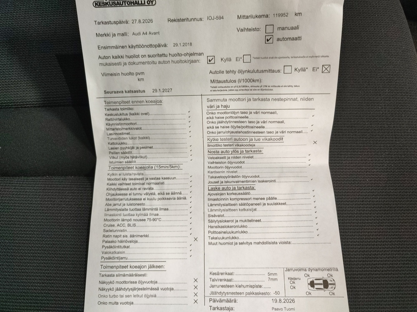 Audi A4 vaihtoauto