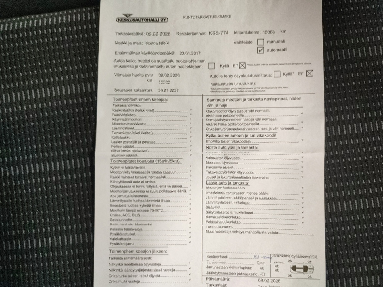 Honda HR-V vaihtoauto
