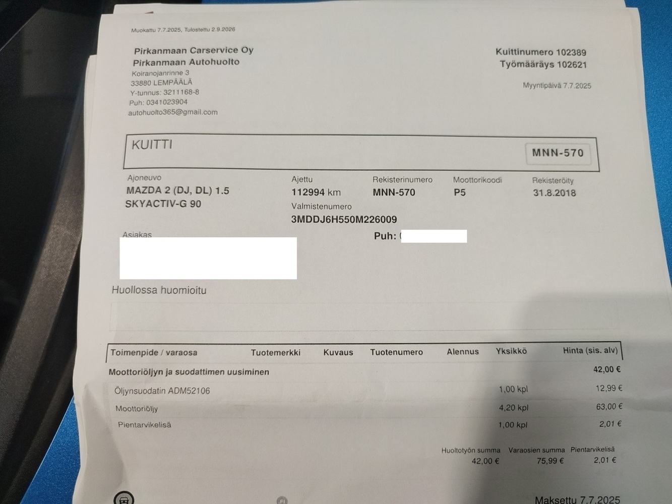Mazda 2 vaihtoauto