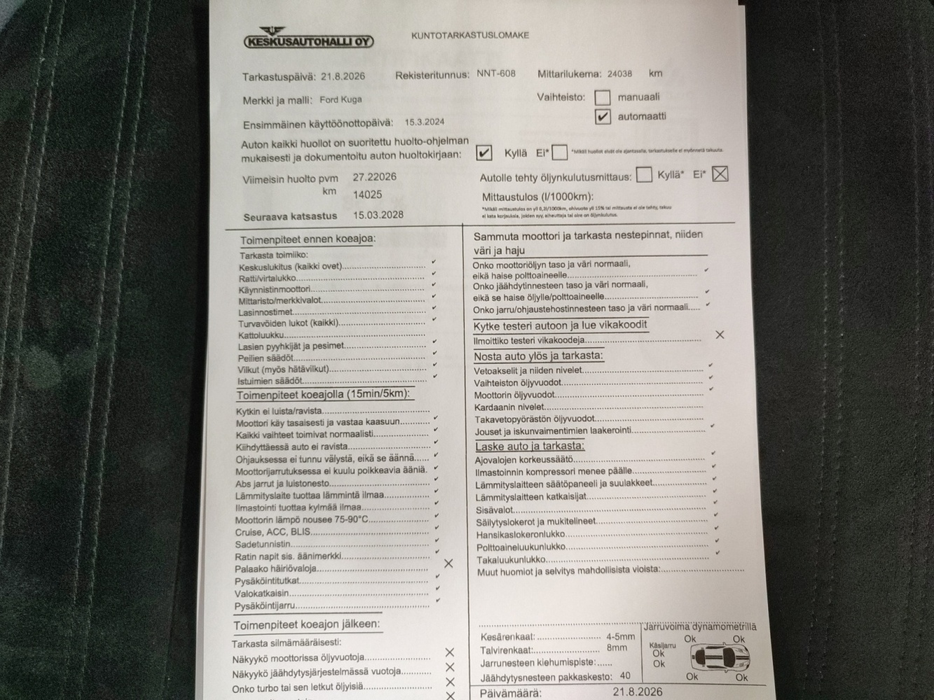 Ford Kuga vaihtoauto