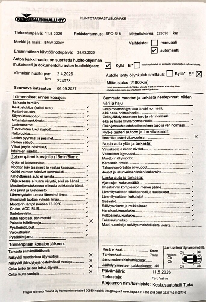 BMW 320 vaihtoauto