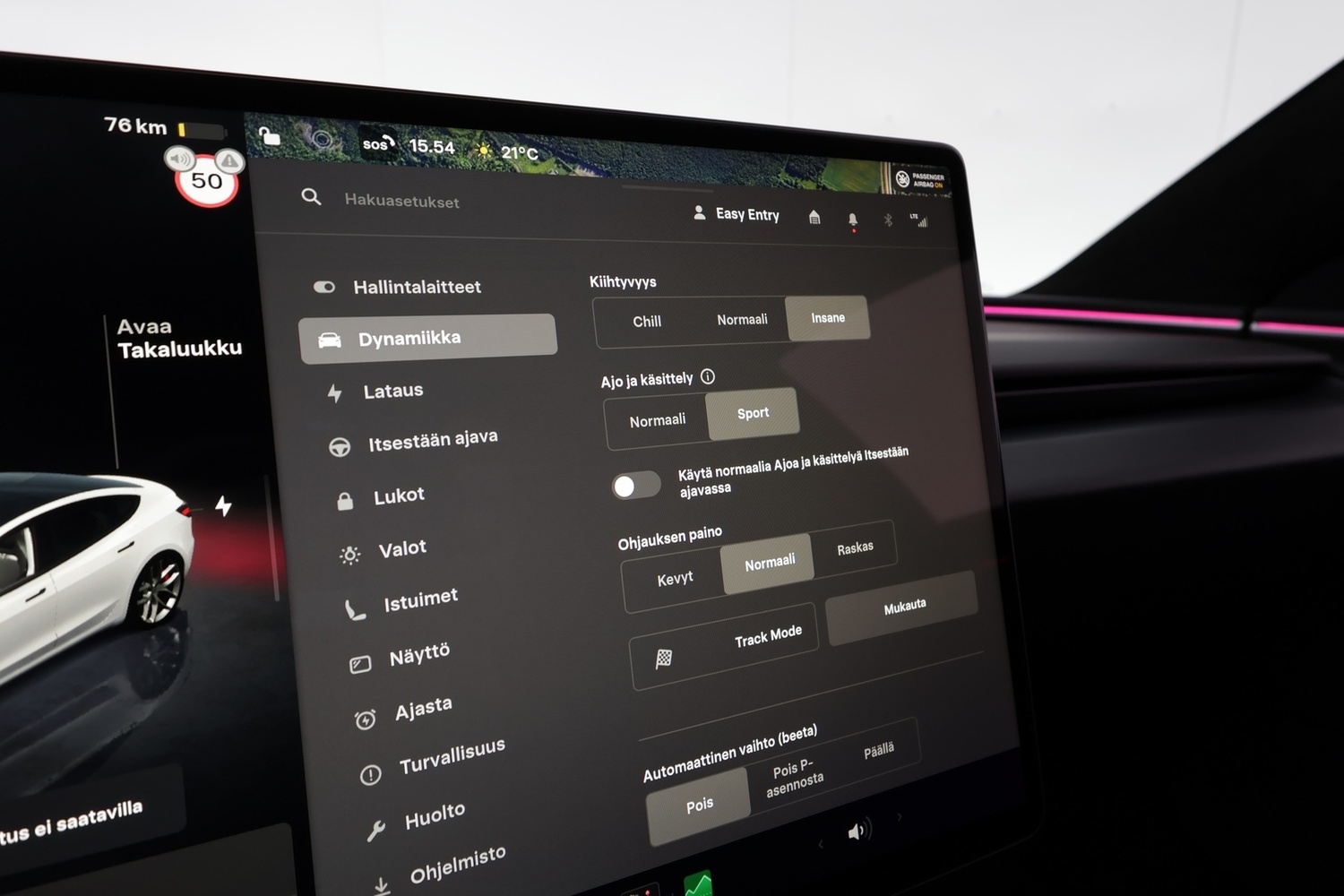 Tesla Model 3 vaihtoauto
