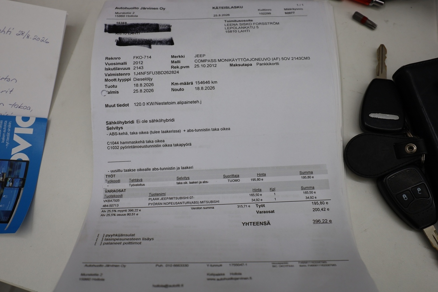 Jeep Compass vaihtoauto