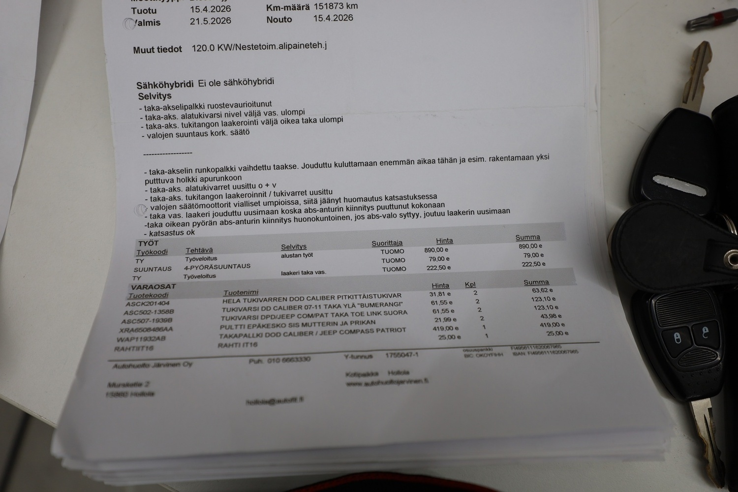 Jeep Compass vaihtoauto