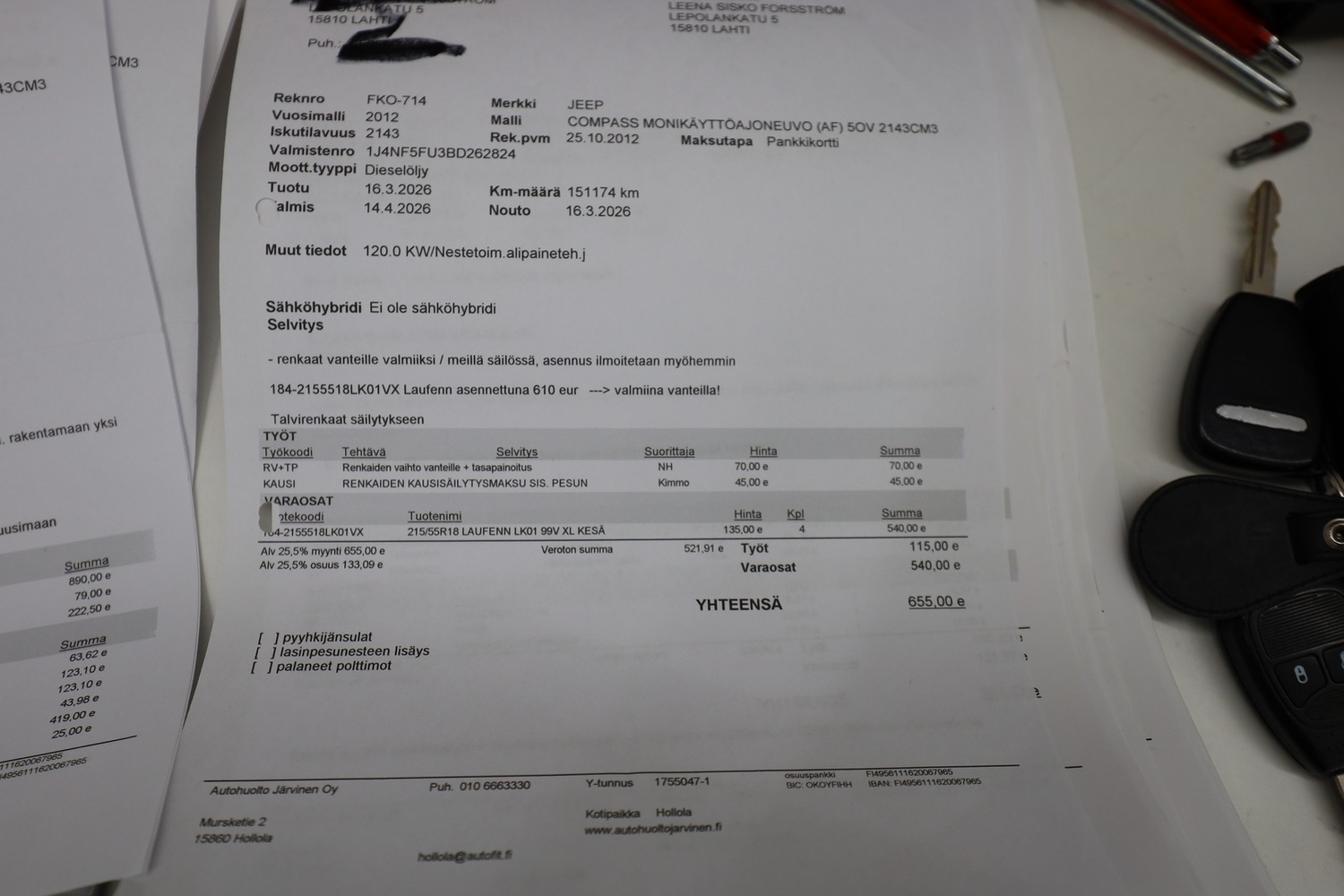 Jeep Compass vaihtoauto