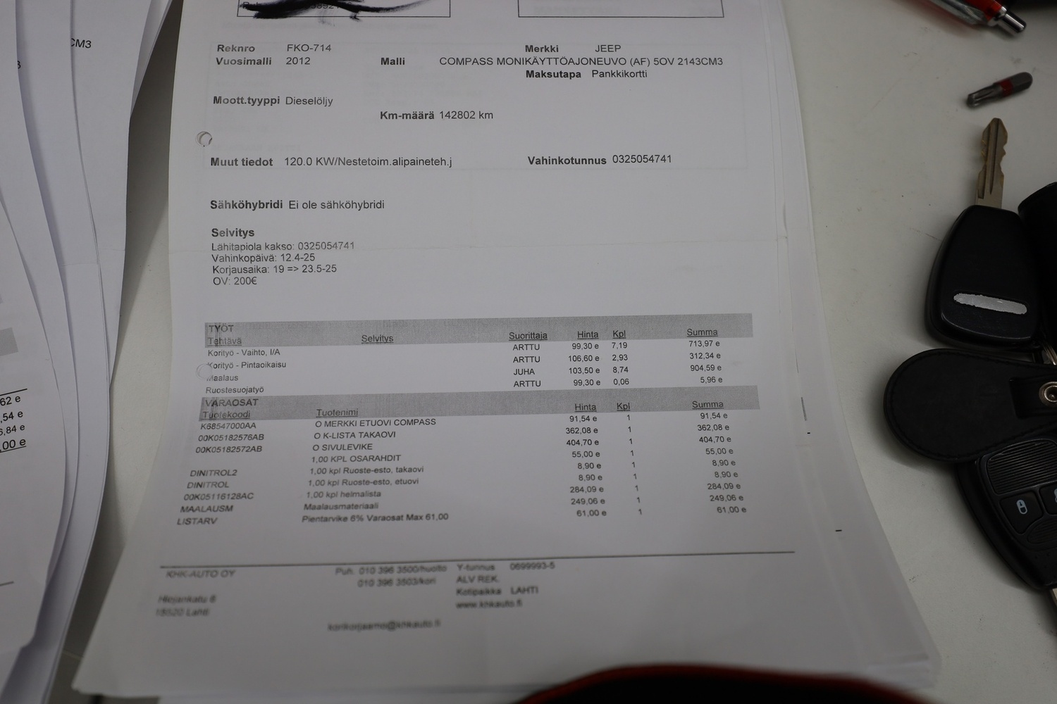 Jeep Compass vaihtoauto
