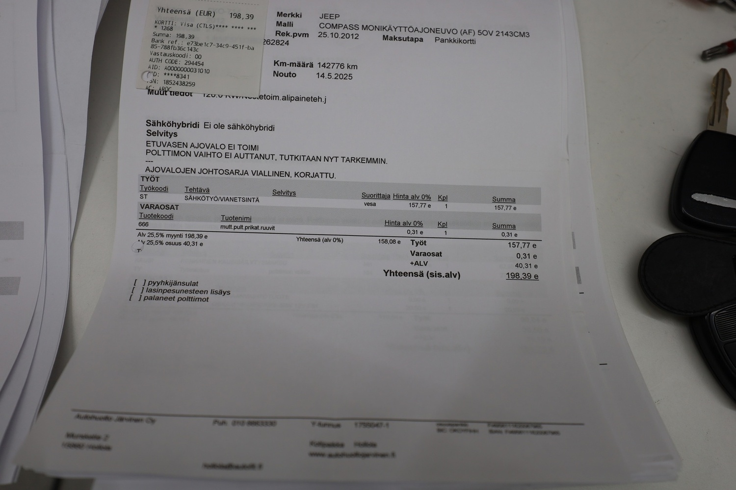 Jeep Compass vaihtoauto