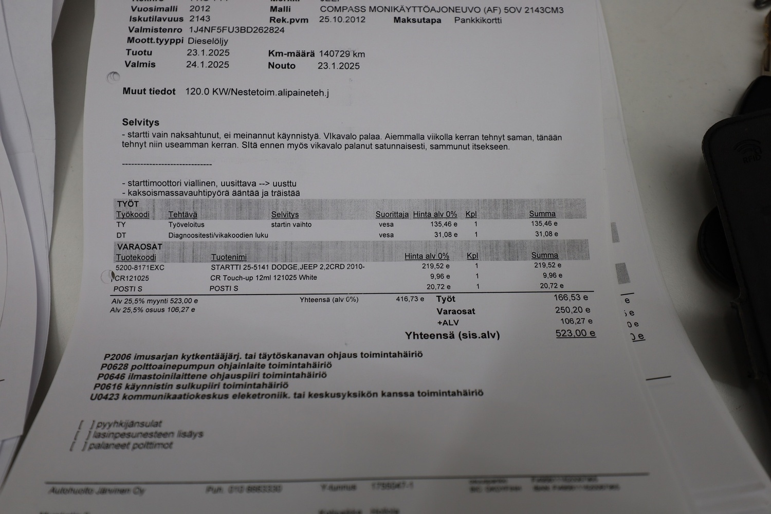 Jeep Compass vaihtoauto