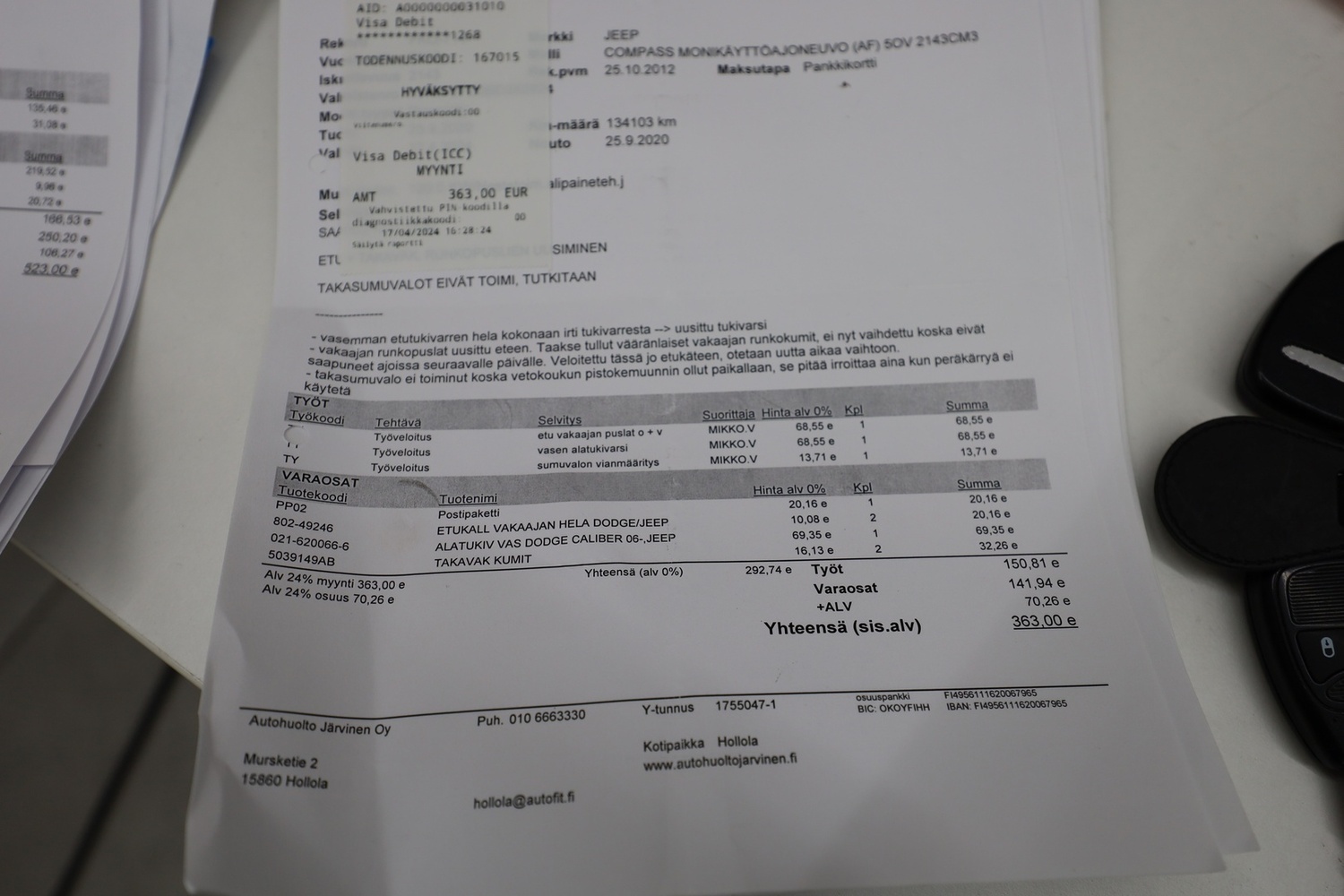 Jeep Compass vaihtoauto