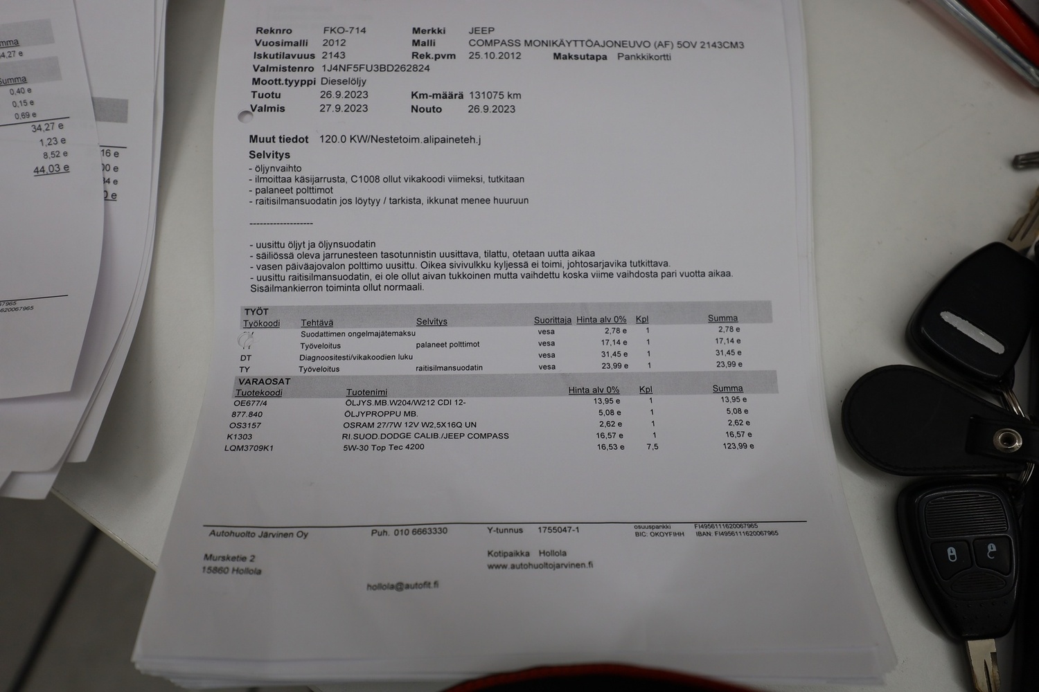 Jeep Compass vaihtoauto