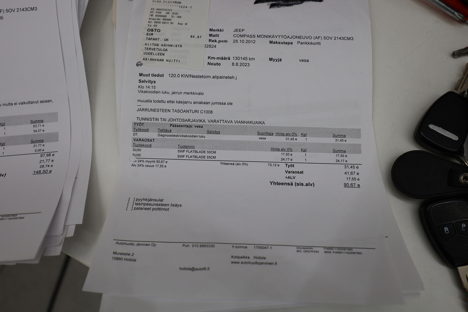 Jeep Compass vaihtoauto