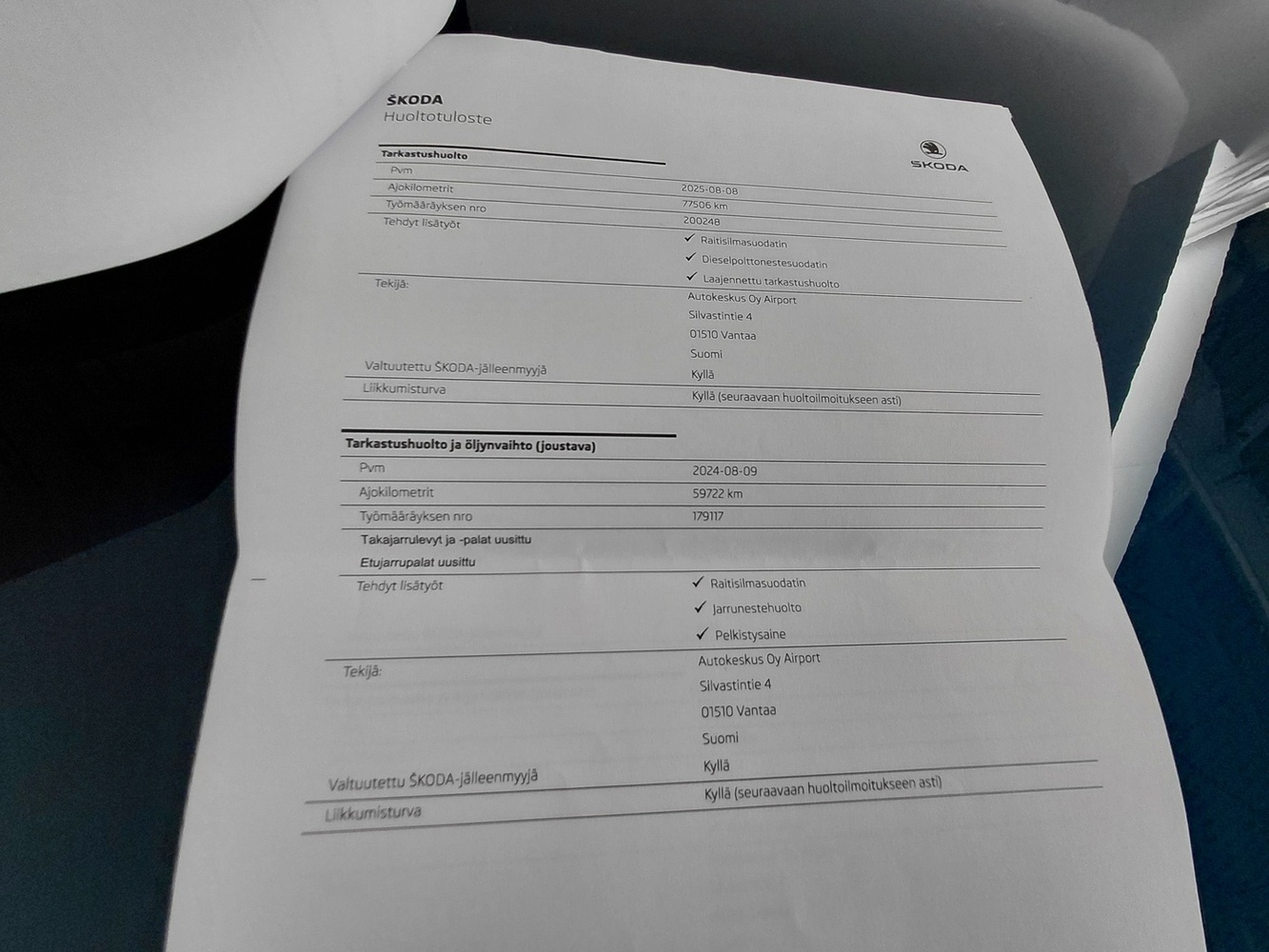 Skoda Kodiaq vaihtoauto