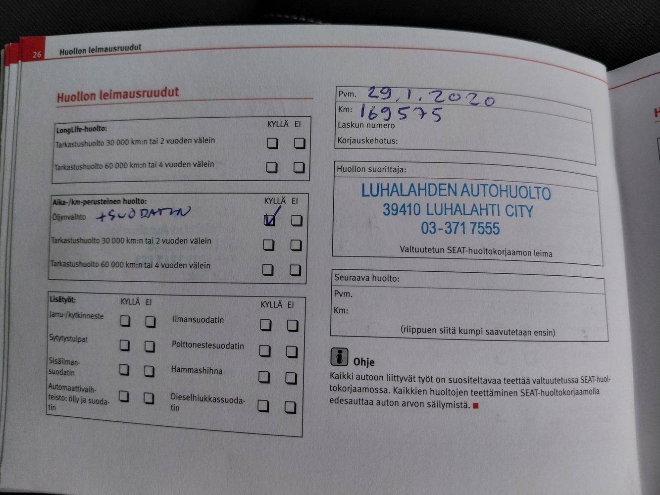 SEAT Ibiza vaihtoauto