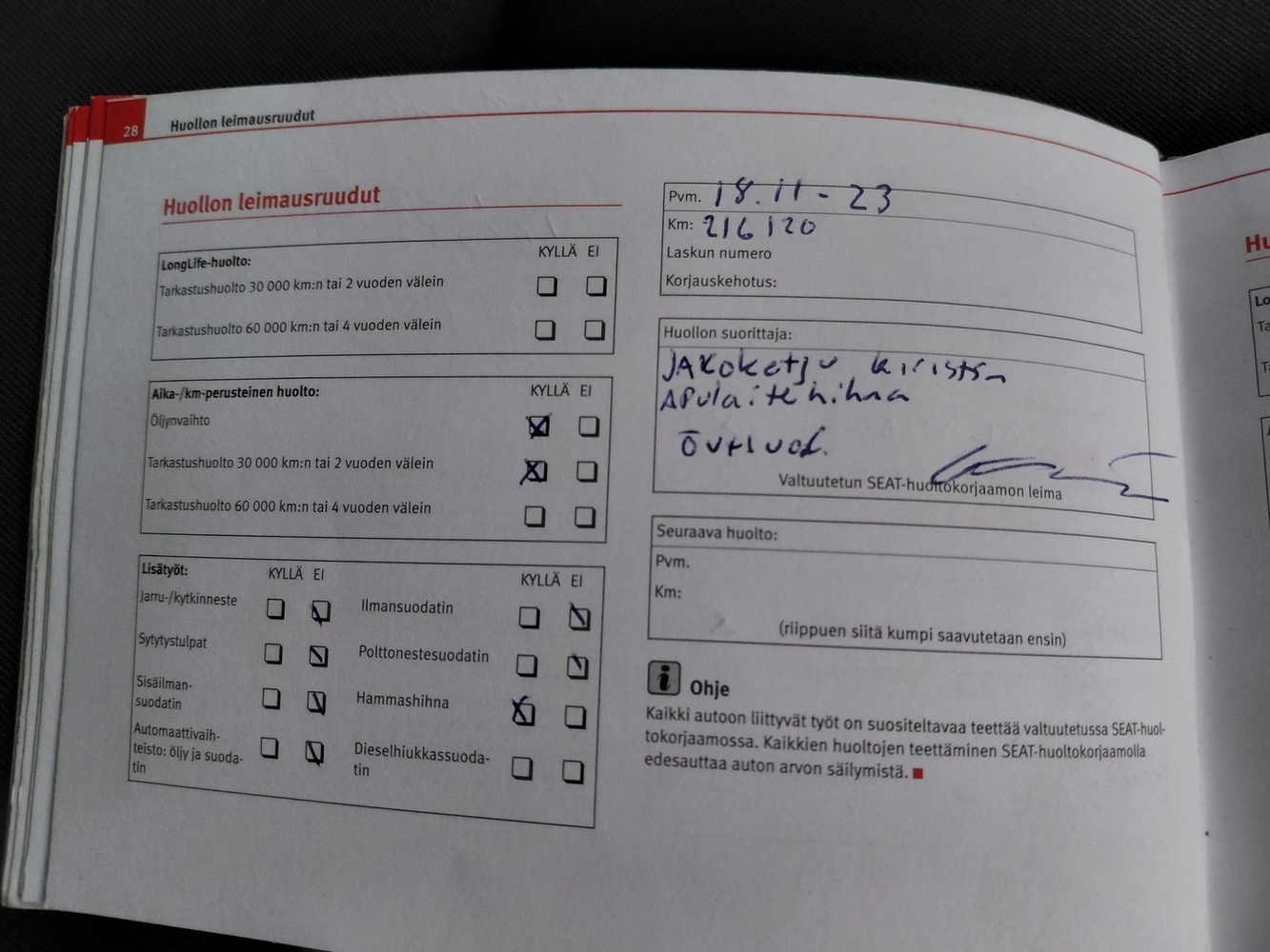 SEAT Ibiza vaihtoauto