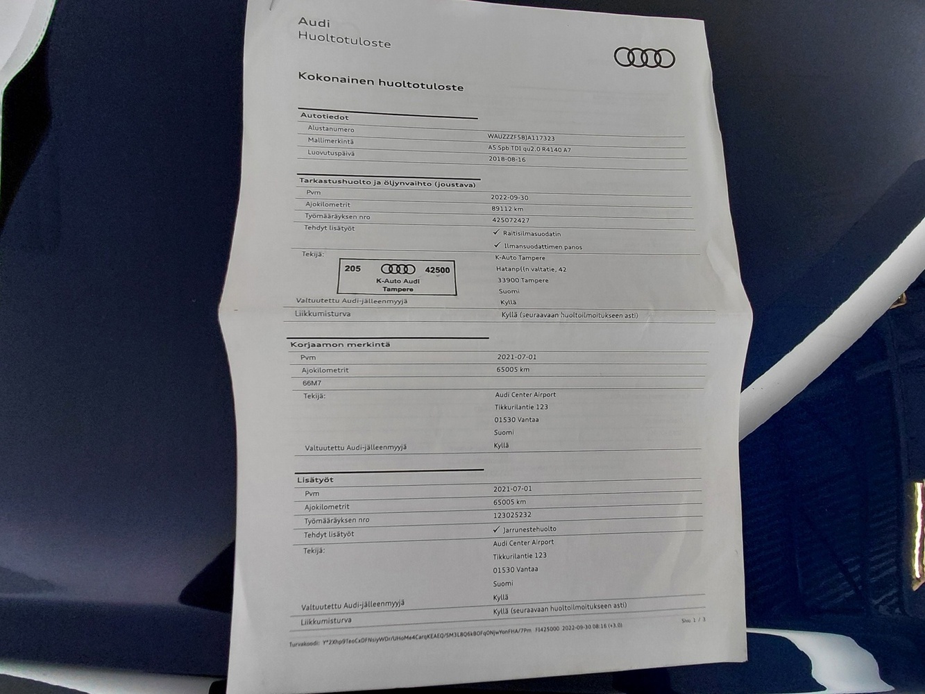 Audi A5 vaihtoauto