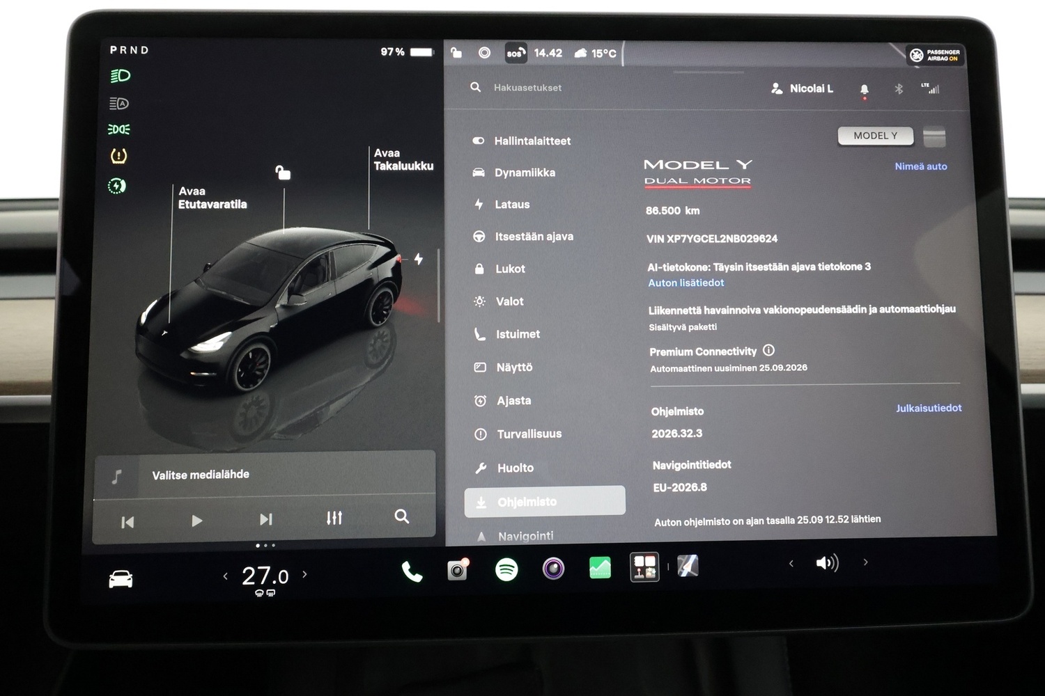 Tesla Model Y vaihtoauto