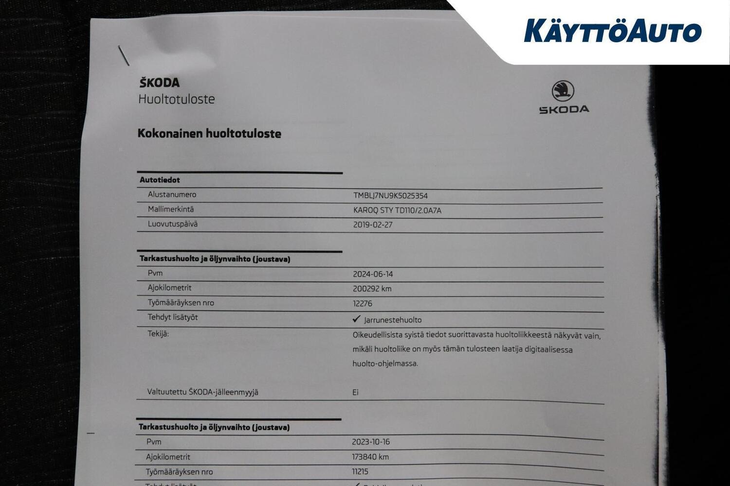 Skoda Karoq vaihtoauto