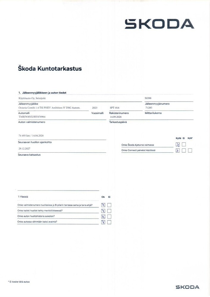 Skoda Octavia vaihtoauto