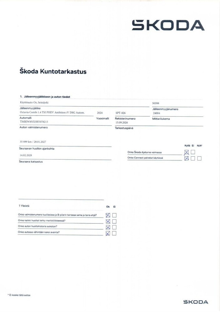 Skoda Octavia vaihtoauto