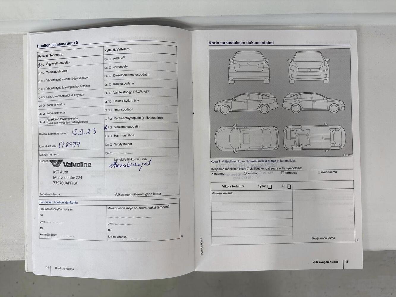Volkswagen Passat vaihtoauto