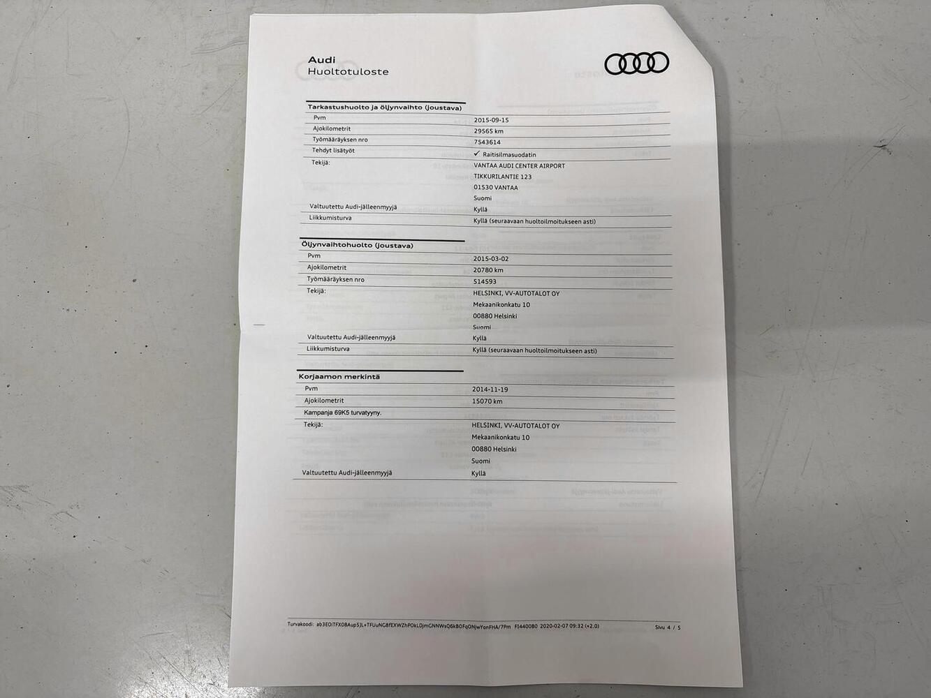 Audi A4 vaihtoauto