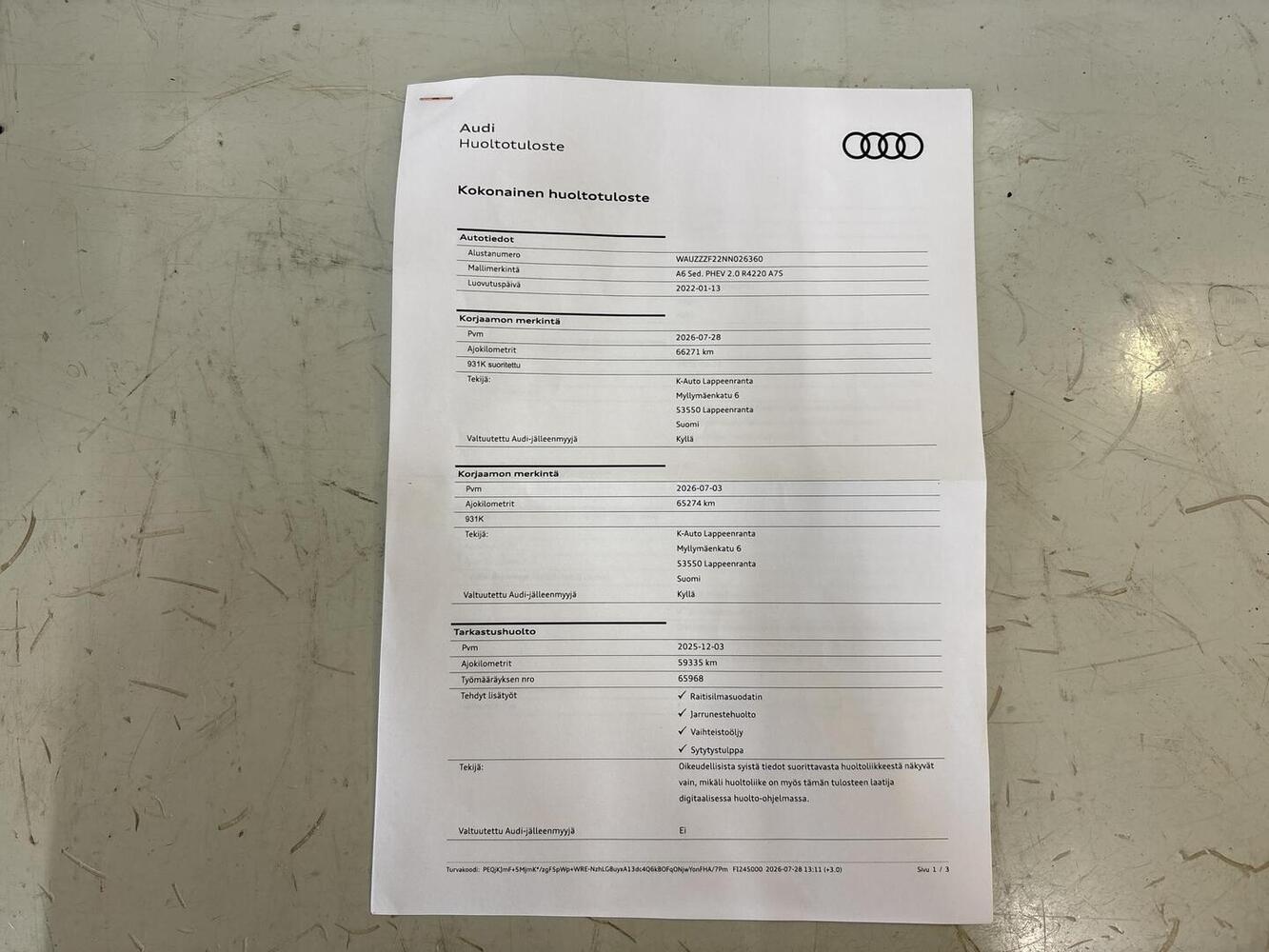 Audi A6 vaihtoauto