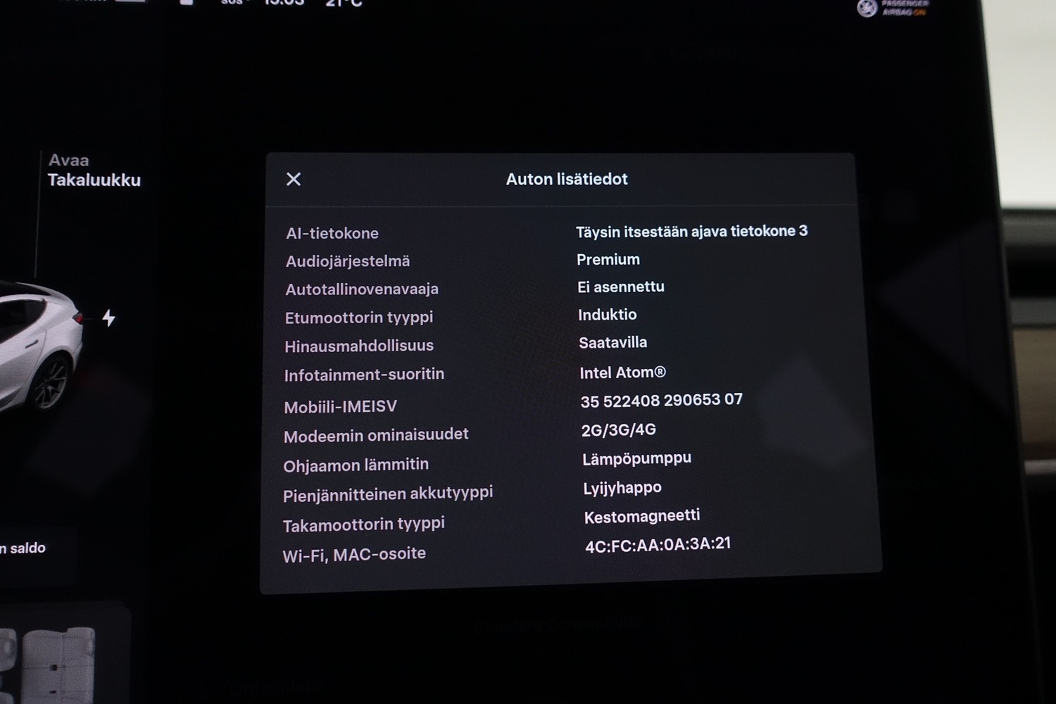 Tesla Model 3 vaihtoauto