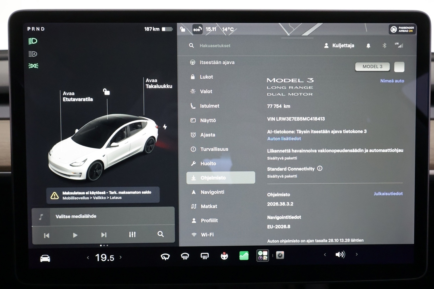 Tesla Model 3 vaihtoauto