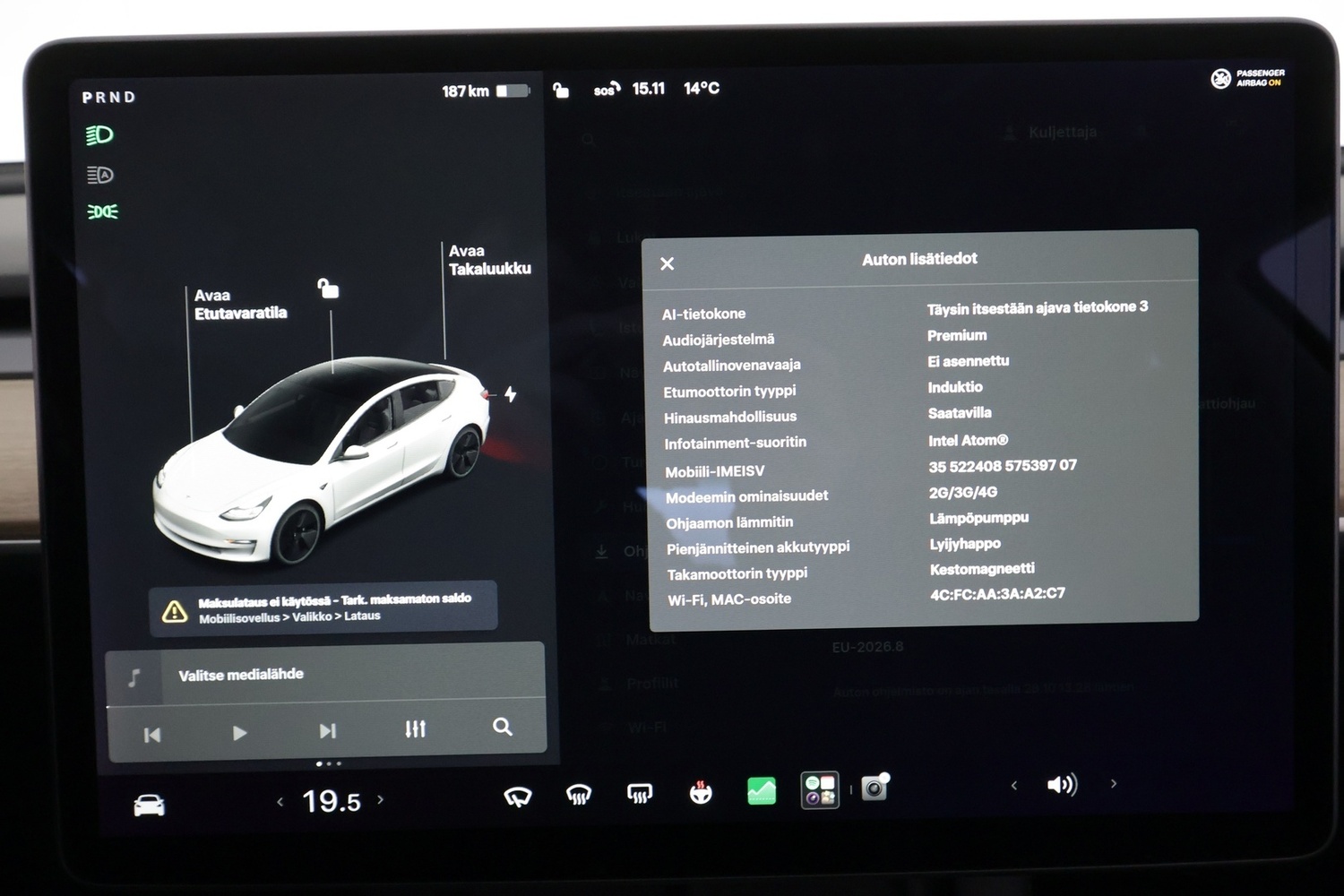 Tesla Model 3 vaihtoauto