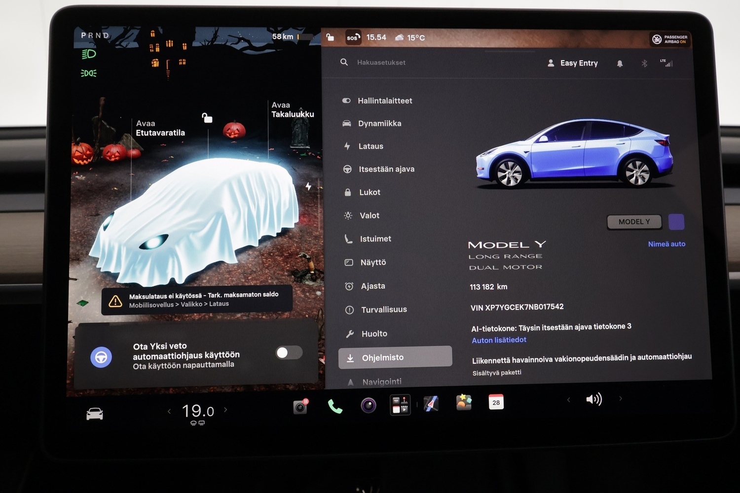 Tesla Model Y vaihtoauto