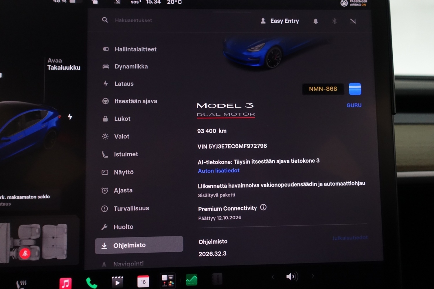 Tesla Model 3 vaihtoauto