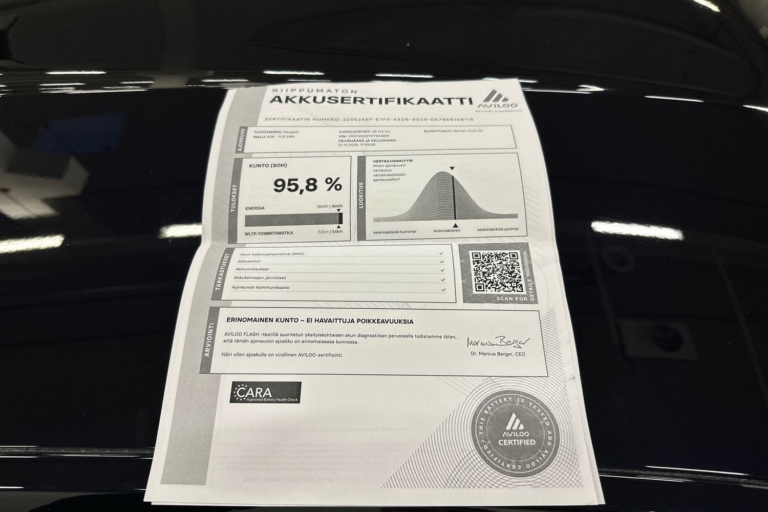 Peugeot 508 vaihtoauto