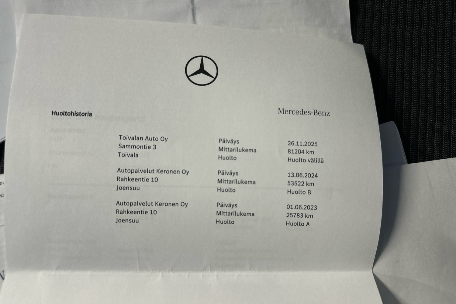 Mercedes-Benz C vaihtoauto