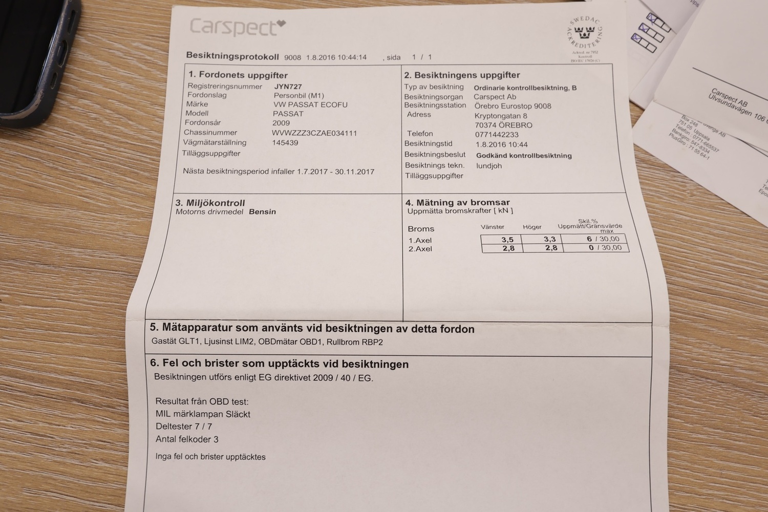 Volkswagen Passat vaihtoauto