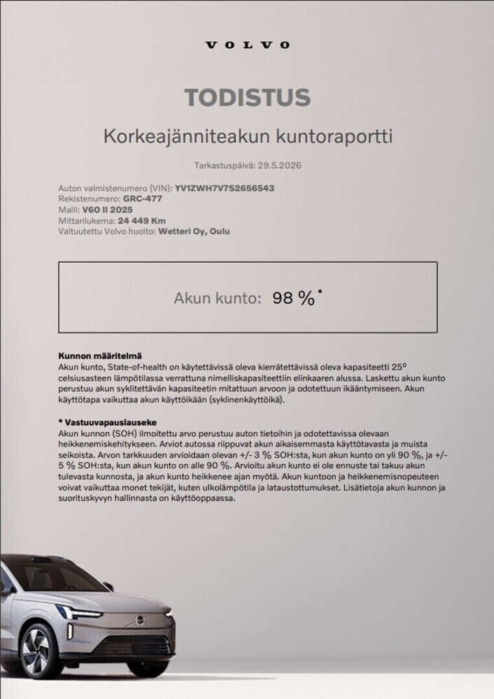 Volvo V60 vaihtoauto