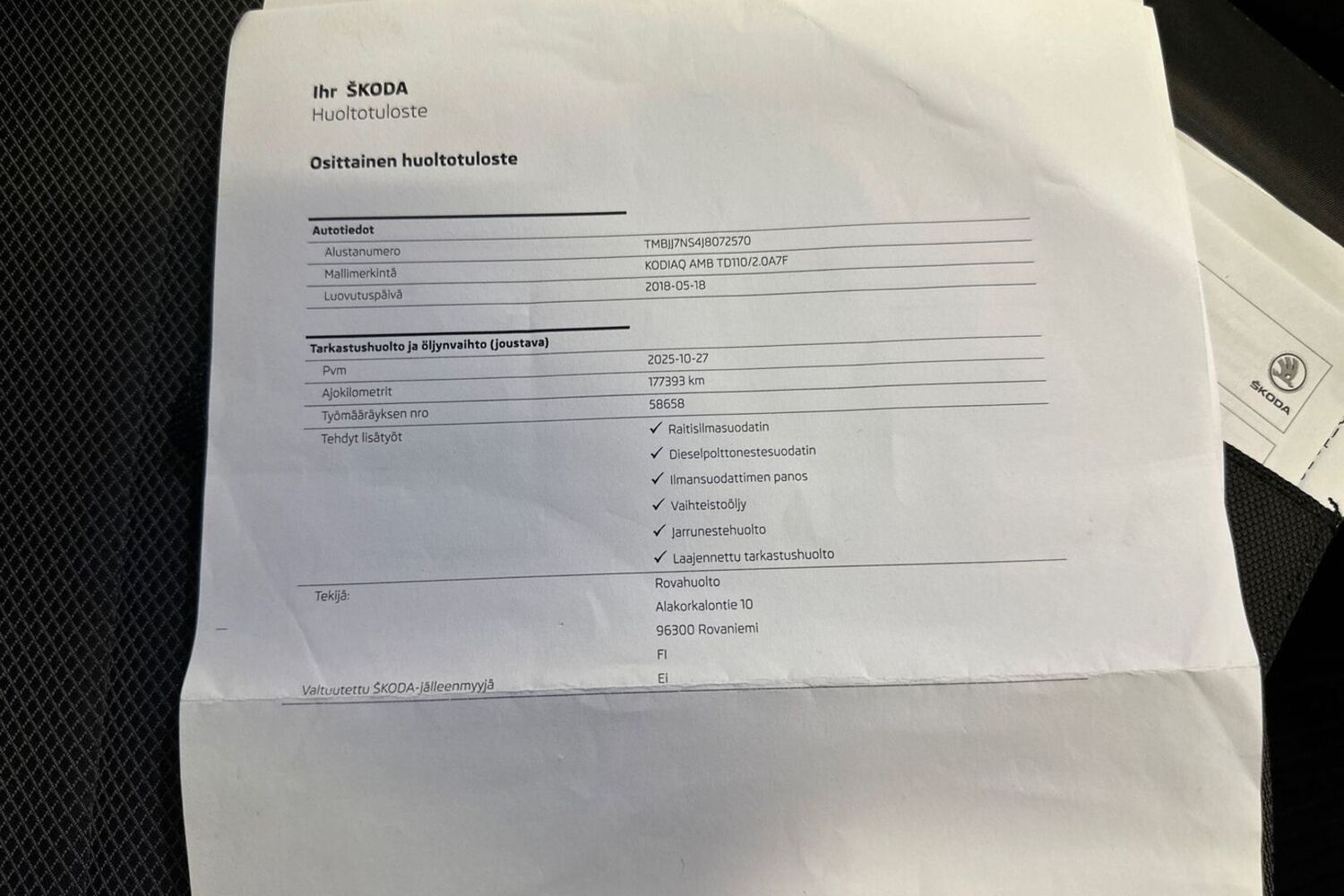Skoda Kodiaq vaihtoauto