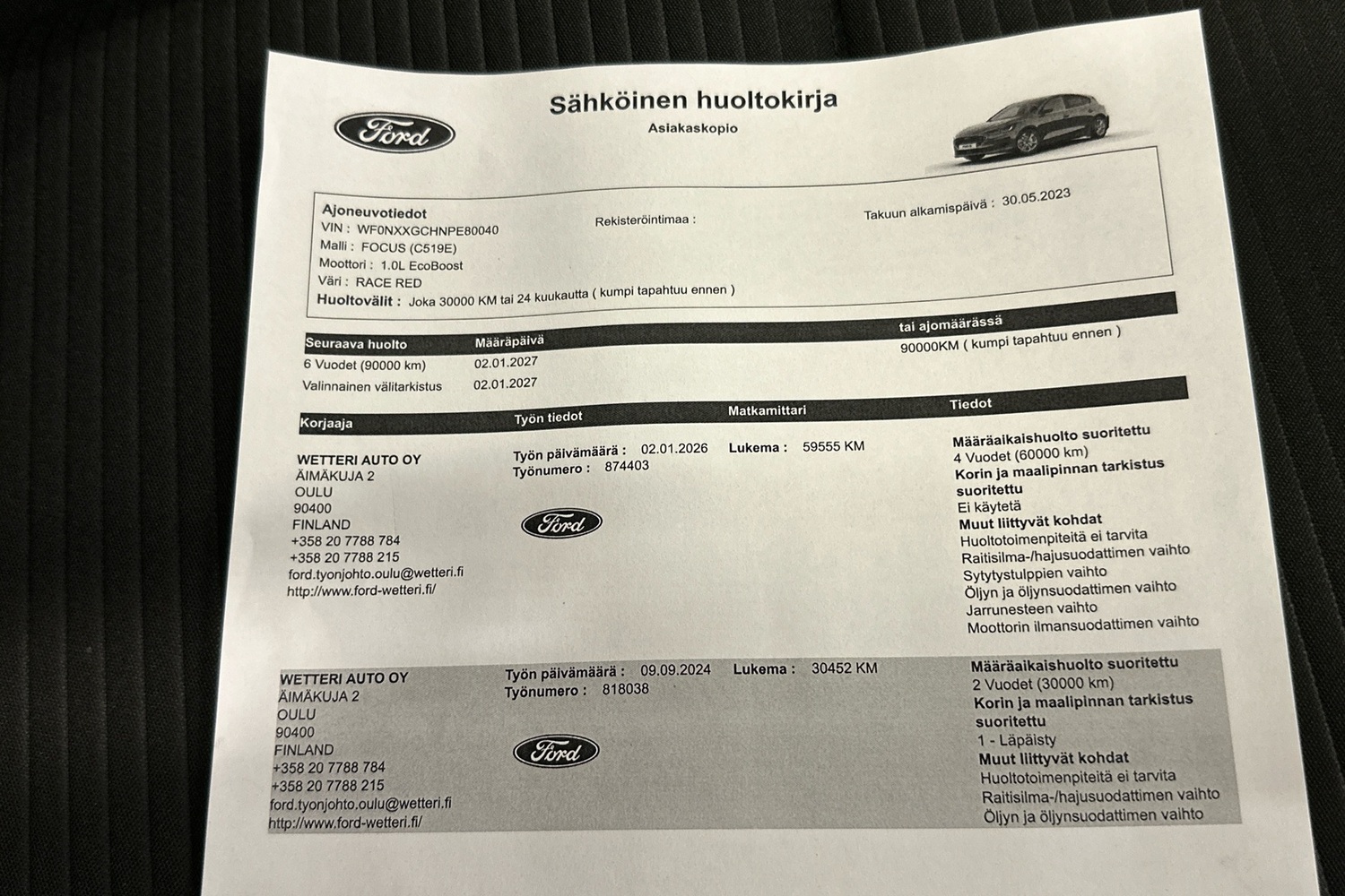 Ford Focus vaihtoauto