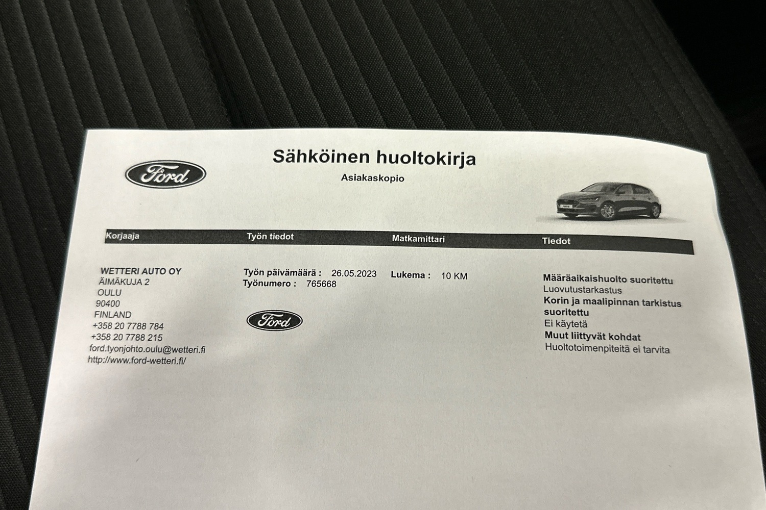 Ford Focus vaihtoauto