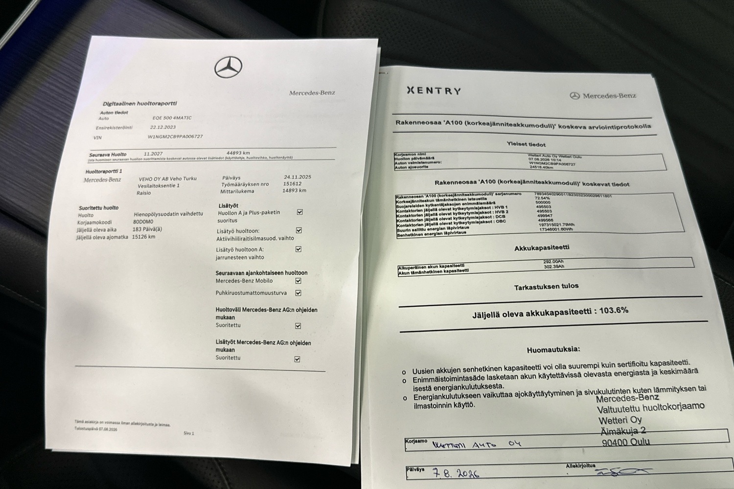 Mercedes-Benz EQE vaihtoauto