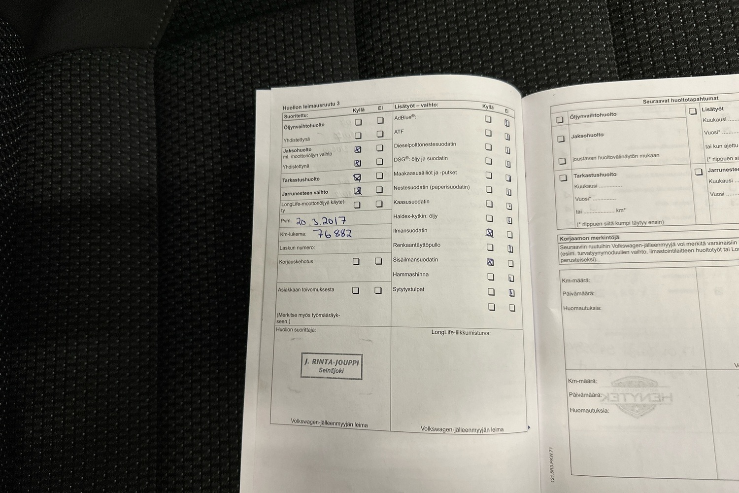 Volkswagen Touran vaihtoauto