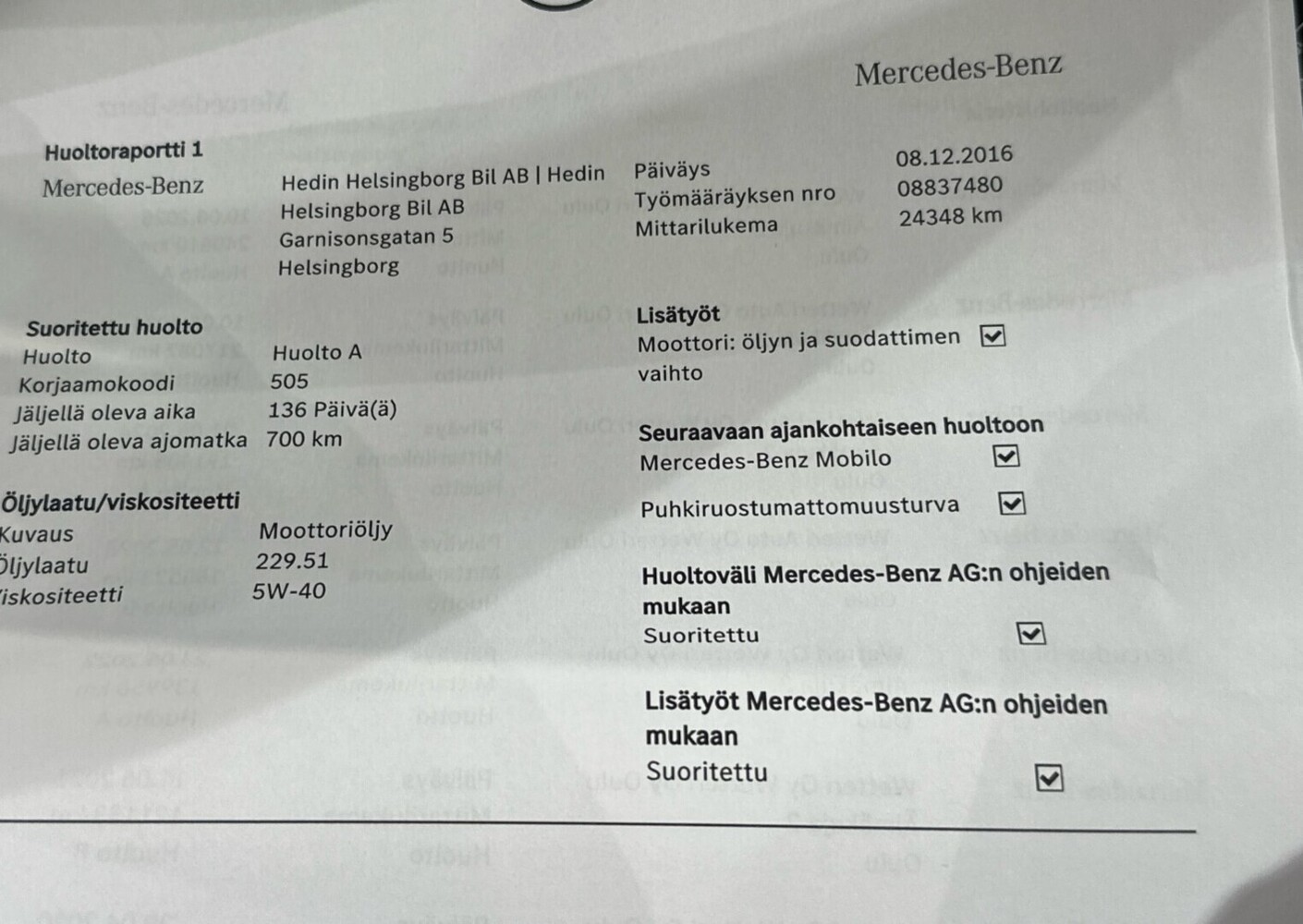 Mercedes-Benz E vaihtoauto